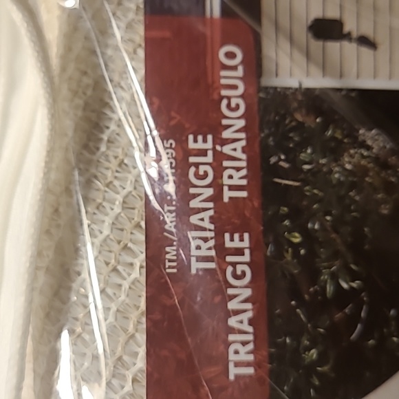 13 Ft Triangle Each - New pair of coolaroo shade sails- pebble (2) $firm - Picture 2 of 10